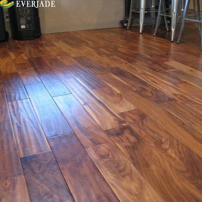 Hand Scraped Collection Brown Balance Paper Wood Laminate Flooring with and U V-Groove