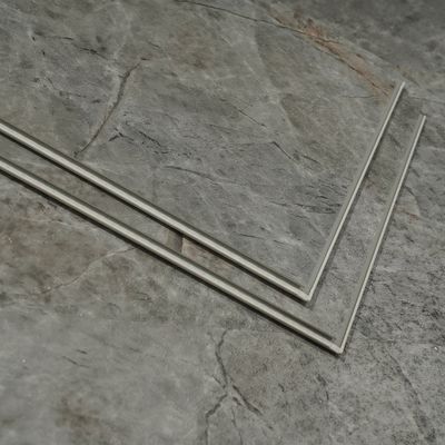 Office Marble Style SPC Flooring with Modern Click Tile Planks and Stone Plastic Texture