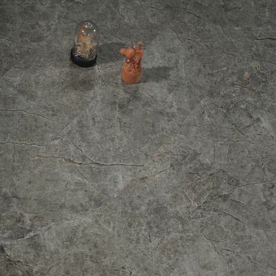 Office Marble Style SPC Flooring with Modern Click Tile Planks and Stone Plastic Texture