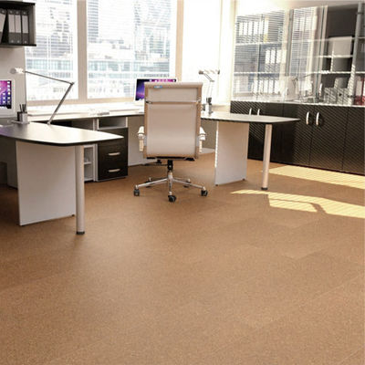 Customized Natural Cork Floor Tiles Heat and Sound Insulation for Your Project Needs