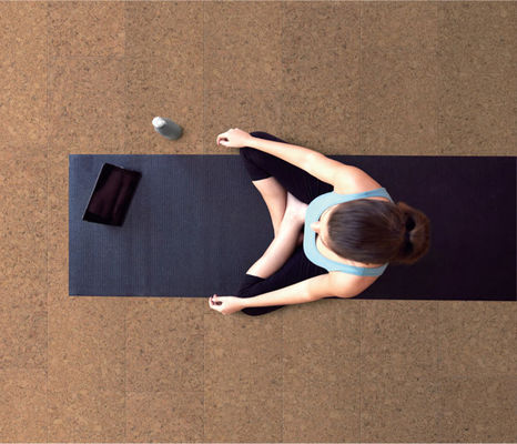 Custom Self-Adhesive Click Lock Tile Floor for Yoga Studio Insulation and Soundproofing