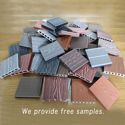 Solid Core Composite Decking Boards with Long Lifespan and Online Technical Support