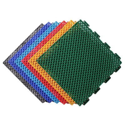 Kindergarten Plastic Sports Floor Mat with Suspended Flooring in Customized Colors