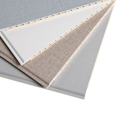 Office Decoration Material Eco-Friendly Bamboo Fiber Wood PVC Composite Wall Cladding