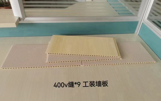 Office Decoration Material Eco-Friendly Bamboo Fiber Wood PVC Composite Wall Cladding