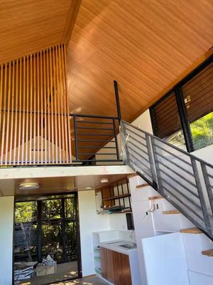 Waterproof Interior Ceiling Bamboo Fibre Pvc Wood Wall Panels for Design Home Decor
