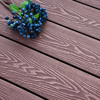 Best Solid Core Piso WPC PVC Patios Timber Smooth 3D Embossing Outdoor Composite Deck