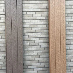 3D PWC Wall Panel Wood Plastic Composite for Easy Exterior Wall Decoration Solution