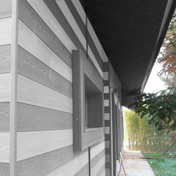 3D PWC Wall Panel Wood Plastic Composite for Easy Exterior Wall Decoration Solution