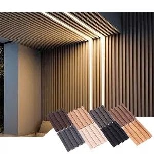 High Class Decorative PWC Wall Panel Interior WPC Wall Cladding in Customized Colors