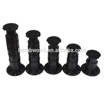 Adjustable Paver Plastic Pedestal Base Height Range 75-1360mm for Flooring Accessories