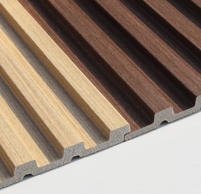 3D Boards Wood Plastic Composite WPC PVC Wall Panel for Household Interior Wall Decor
