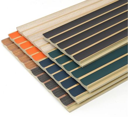 Lightweight Geometric PS Wall Panel Eco-Friendly and Customized Color Acoustic Grille