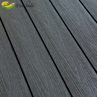DIY Light Grey Deep Embossed Co-extruded Swimming Pool Waterproof Planks Exterior Piso Wpc Decking