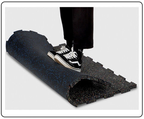 3mm/4mm/5mm/6mm/8mm/10mm/12mm/15mm Waterproof Interlocking Rubber Flooring for Gym Fitness