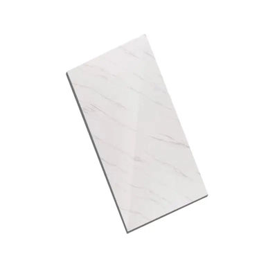 Multicoloured Marble Sheet for Flooring Shower Walls and Countertops Easy Cleaning