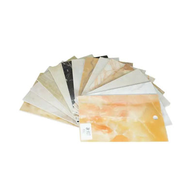 Multicoloured Marble Sheet for Flooring Shower Walls and Countertops Easy Cleaning
