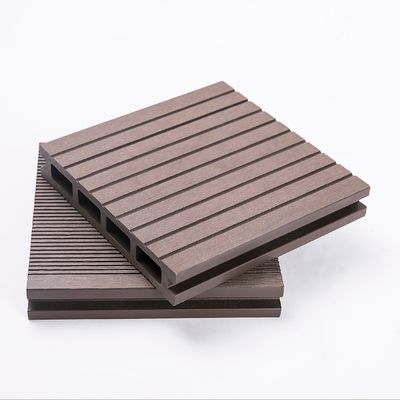 WPC Outdoor Decking In Dark Grey With Patent Fasteners From Everjade