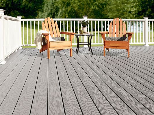 Environmentally Friendly Embossed Wood Surface Composite Decking for Garden and Patio
