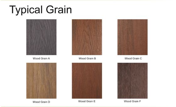 Wood Plastic Composite Decking For Garden Landscaping Density 1.3%-1.4%