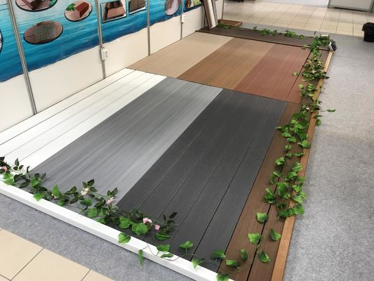 OEM Recyclable WPC 3D Embossed Decking For Sustainable Garden