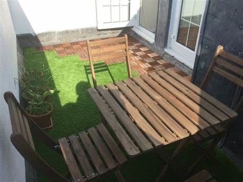 300x300x22/25mm Size Interlocking Decking Tiles with Wood-Plastic Composite Flooring