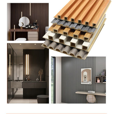 Customized Size PWC Wall Paneling Plastic Sheet de PVC Efecto Madera for SPC Wall Panel