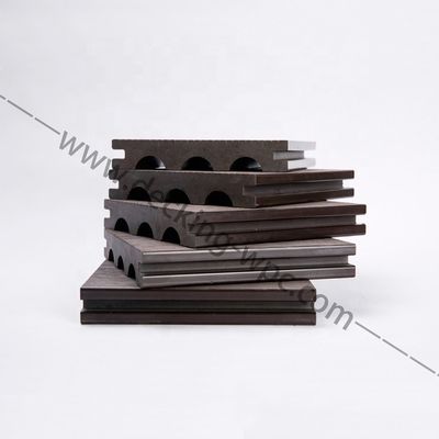 Park Decking Solution Co-extrusion WPC Plastic Wood Floor with and 1.3%-1.4% Density