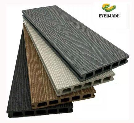 Park Decking Solution Co-extrusion WPC Plastic Wood Floor with and 1.3%-1.4% Density