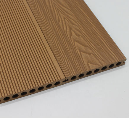 Cross Categories Consolidation WPC Decking Plank for Decorative Garden Crack-Resistant