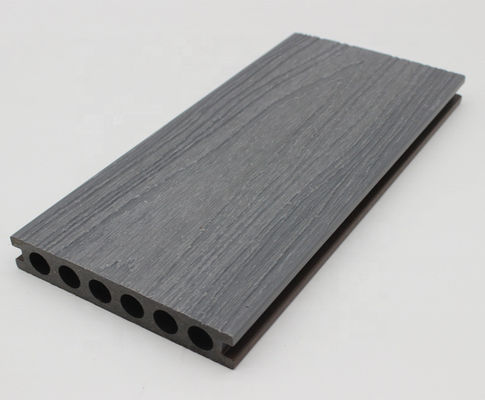 Cross Categories Consolidation WPC Decking Plank for Decorative Garden Crack-Resistant