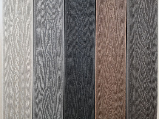 1.3%-1.4% Density Quick Deck Wood Composite Outdoor Deck Tile in Icelandic Smoke White