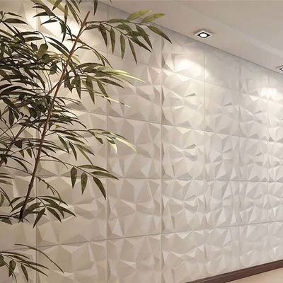 Luxury Living Room TV Background 500mm*50mm PVC 3D Wall Panel with Modern Design