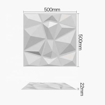 3D Relief Height 22mm High Gloss Peel and Stick PVC Wall Art Panel for Sofa Background
