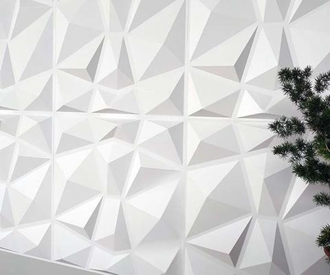 3D Relief Height 22mm High Gloss Peel and Stick PVC Wall Art Panel for Sofa Background