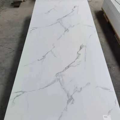 Custom Black 3D Printing PVC Marble UV Sheet for Modern Art Panels Wall Decor Interior