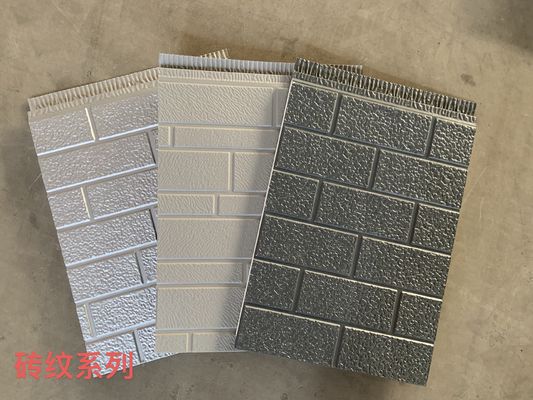 Polyurethane Surface Material 16mm Foam Sandwich Panel for Exterior Wall Cladding