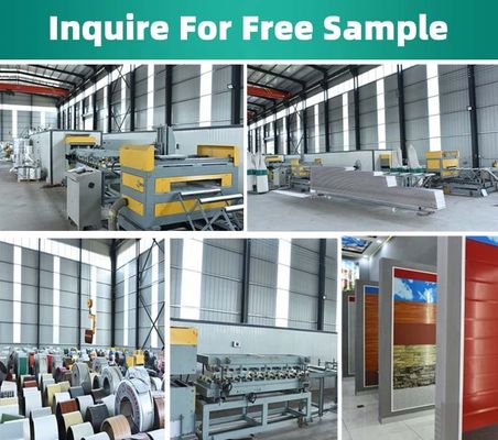 Fireproof Sandwich Wall Panel with Cement Brick Marbling Pattern and Lightweight Design